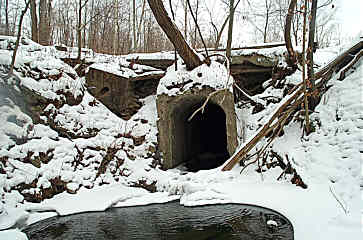 Click Here For Larger Image Of The Hydro Tunnel Entrance