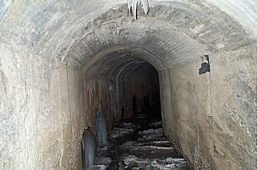 Click Here For A Larger Image Of  Entering Tunnel From Below