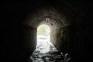 Click Here For A Larger Image Of  Out The Top Of The Hydro Tunnel